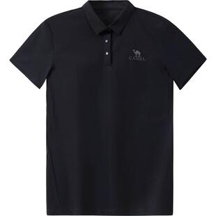 【小光荫】骆驼户外速干T恤女夏季原纱凉感短袖POLO衫抗皱上衣男t