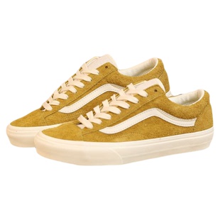 VANS范斯Style 36经典姜黄色翻毛皮情侣低帮休闲板鞋VN0A54F6D6N