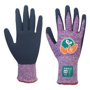 进口乳胶劳保手套工作耐磨防滑橡胶防刺防咬户外劳动亲子园艺防护