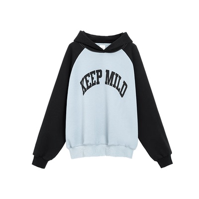 TurnSignal磨毛连帽卫衣女秋冬