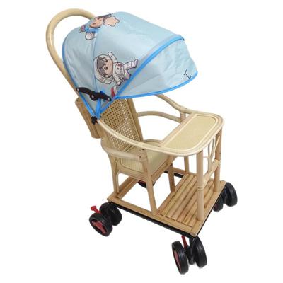 竹藤婴儿推车真藤夏季竹子车