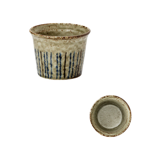 日本手作陶瓷杯手握咖啡茶杯进口侘寂复古做旧风猪口杯水杯礼品杯