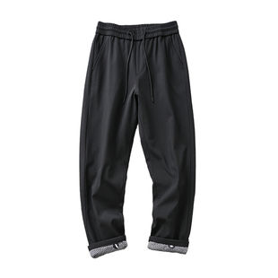 重磅推荐！无惧严寒！外贸男装冬季松紧腰防风保暖直筒休闲羽绒裤