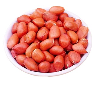 东北红衣生花生米500g黑龙江四粒红花生仁新鲜红皮不带壳生的新