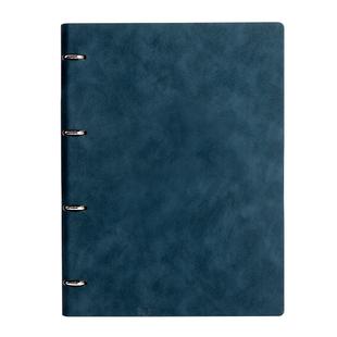 a4活页本可拆卸笔记本本子商务高档加厚a5日记本成人活页外壳硬皮办公用工作会议记录本b5记事本定制可印logo