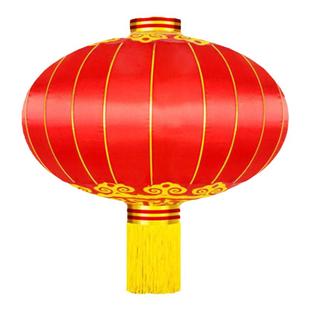 大红铁口绸布灯笼广告定制做印字春节日新年开业户外景区超大灯笼