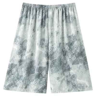 【浪莎】冰丝睡裤男短裤