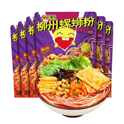臭宝螺蛳粉大片腐竹6袋亏本冲量