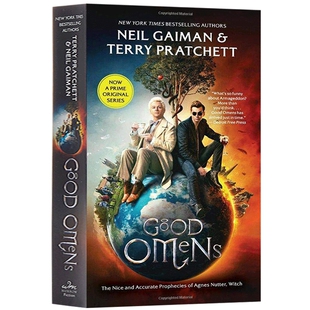华研原版 好兆头 英文原版 Good Omens 同名美剧小说版 英文版进口英语书 尼尔盖曼 Neil Gaiman Terry Patchett 善与恶的预言