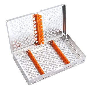 牙科手术器械不锈钢消毒盒医用口腔工具小型浸泡耐高温种植收纳盒