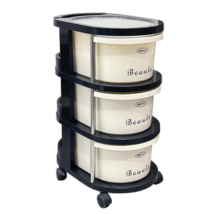 办公室桌下收纳柜电脑工位多层储物写字台抽屉式带轮可移动置物架