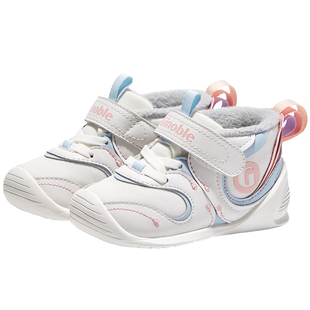 基诺浦机能鞋冬步前学步关键鞋加绒保暖透气婴幼儿宝宝鞋2038