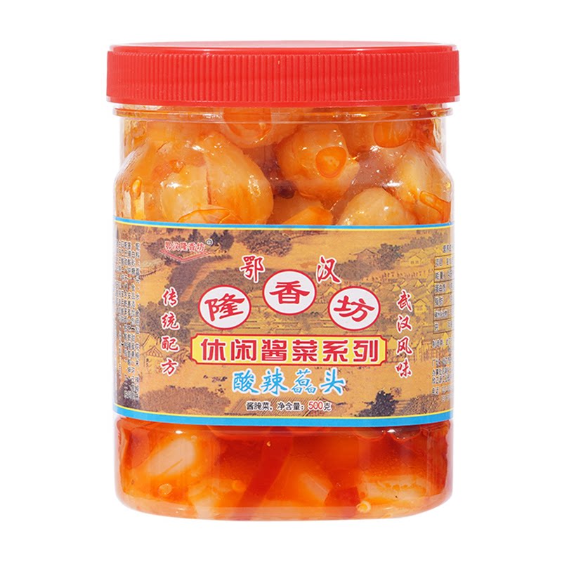 隆香坊酸辣藠头500g*4瓶装