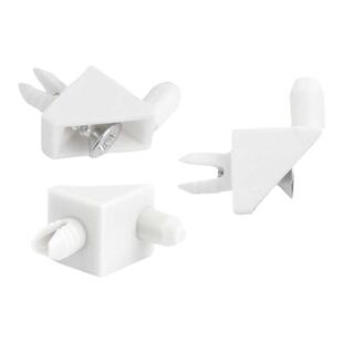 家具橱柜塑料角码层板托90度尼龙衣柜连接件活动隔板固定直角角码