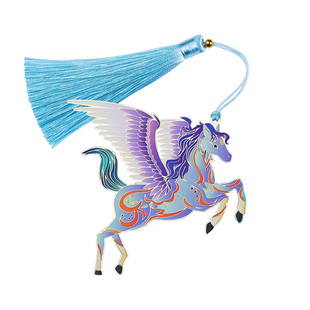 翼马当先敦煌文创小马金属书签定制礼盒初中生送老师小学生毕业纪念品2026新年书签马年精美故宫中国风小礼物