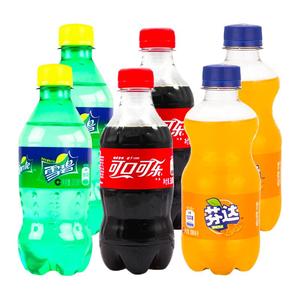 【20点抢】可口可乐汽水碳酸饮料可乐/零度/芬达/雪碧300ml×6