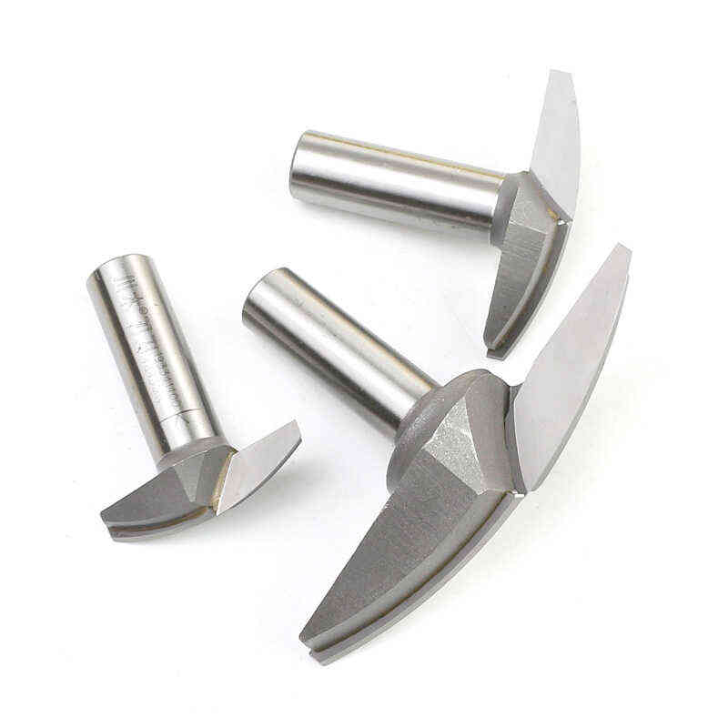 川木刃刀薄型圆底刀木工雕刻机门板刀半圆弧修边圆弧造型钨钢铣刀