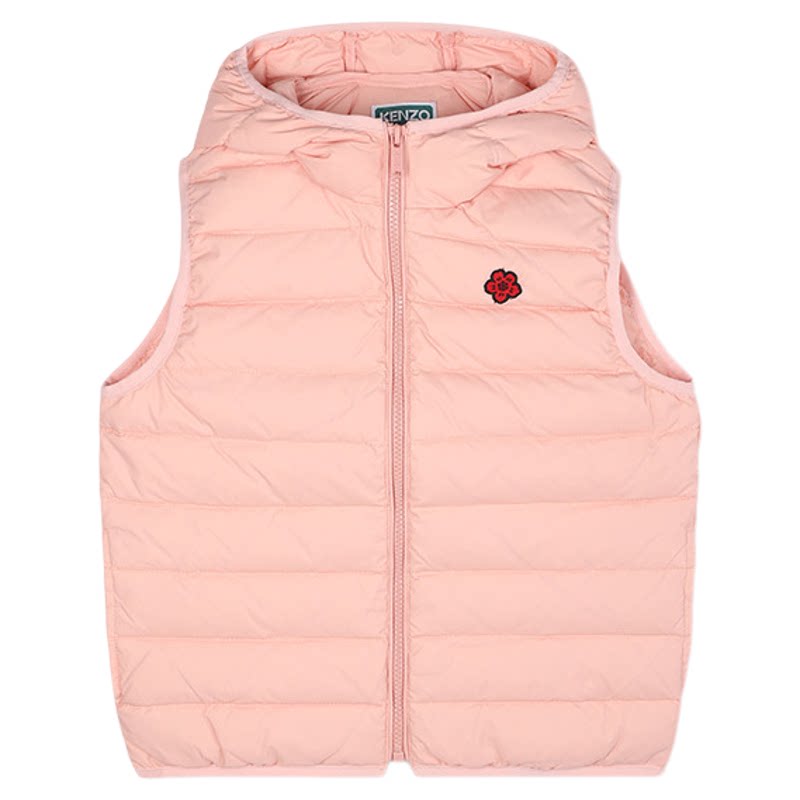 【早秋甄选】 KENZO KIDS儿童连帽休闲羽绒马甲K61471