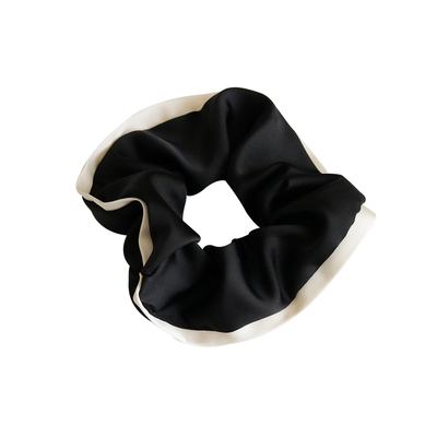 大肠圈缎面日系真丝质感发绳撞色