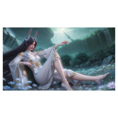 云曦鼠标垫男生动漫女神桌垫定制