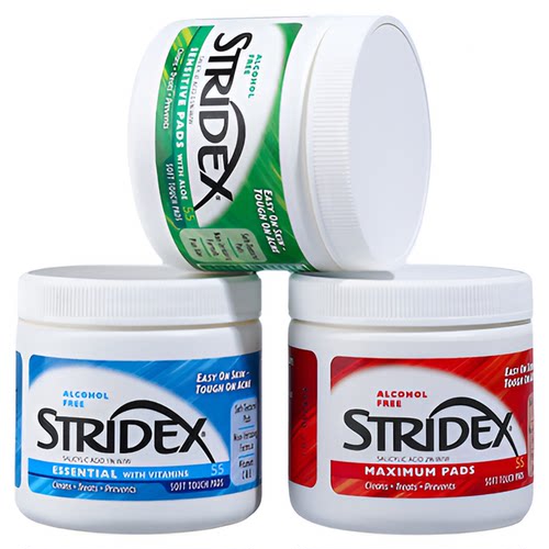 【天猫国际官方直播间】stridex水杨酸湿敷棉片面膜祛痘印黑头酸