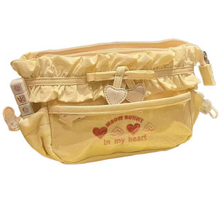 2026新款可爱甜心笔袋高颜值简约ins风痛包笔袋大容量盒小红书同款追星刺绣笔袋学生文具袋少女心女生文具盒