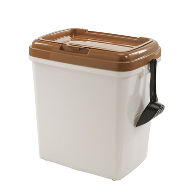 特大号硅胶塑料翻盖20kg狗粮桶