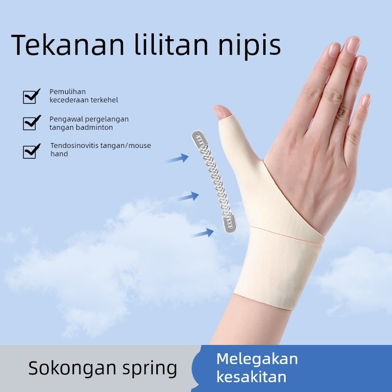 腱鞘大拇指疼痛护套护手腕劳损手指固定夏季运动扭伤专用弹簧支撑