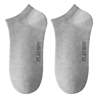 花花公子6双男士袜子纯棉抗菌