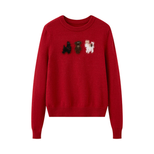 DIDDIMODA 花漾小马毛衣/小狗毛衣/半裙