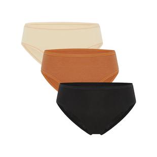 3件|内外橙标零敏低腰/中腰/高腰无痕80支柔软女士内裤秋冬NEIWAI