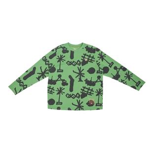 【新品】素然AnKoRau 安高若 26春女士Coolmax艺术家涂鸦长袖T恤