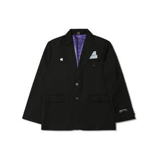 RickyisClown 小丑刺绣小花标西装2025新款反光标西服高级感外套