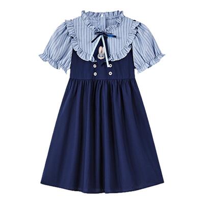 迪士尼女童学院风连衣裙
