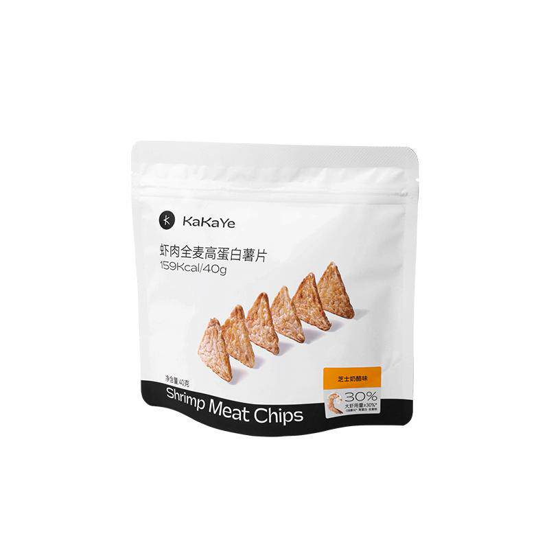 kakaye卡卡业全麦虾肉薯片青柠黄瓜芝士川香辣味小包零食30%虾肉