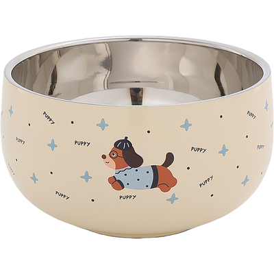 cookzone316不锈钢双层儿童饭碗