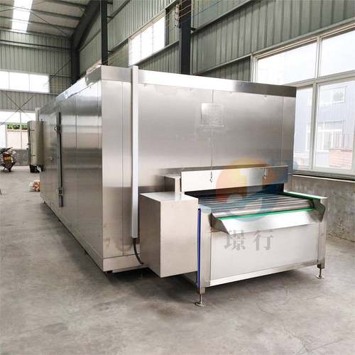 隧道式液氮海参大虾速冻机蓝莓黄桃速冻生产线水饺食品速冻设备