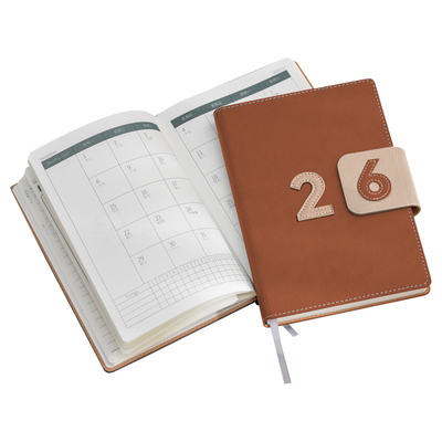 文创艺原创硬面2026年日程本时间