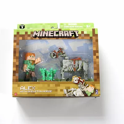 Подлинный MINECRAFT Мой мир пластиковая кукольная игрушка, модель игры, та же золотая броня Steve