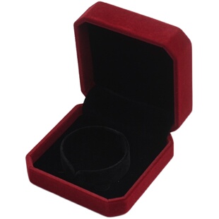 休眠火山◆红丝绒玫瑰礼盒套装贺卡饰品袋项链耳饰戒指首饰包装盒