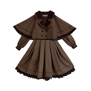 售完无补!【慵懒的审判op】WP原创设计简约cla系优雅长裙秋款lo裙