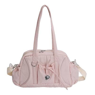 简约手提托特包带拉链腋下通勤包