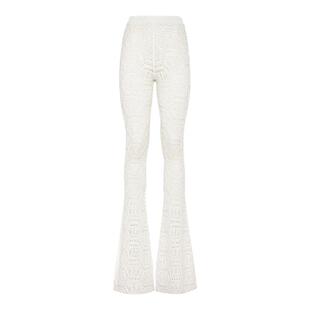 PHILIPP PLEIN 女士Lurex编织镂空阔腿裤