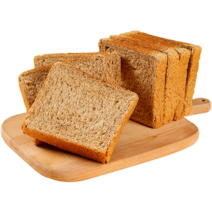 黑麦全麦面包早餐粗粮营养减低0脂肥无糖精三明治吐司片专用食品