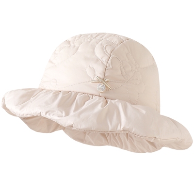 英氏帽子女童秋冬渔夫帽时尚