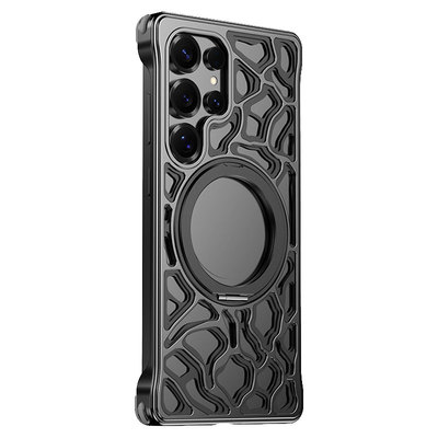 适用三星s24ultra无边框金属壳