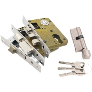 老款通用型室内门卧室门木门锁体小50大50大58静音轴承锁舌带钥匙