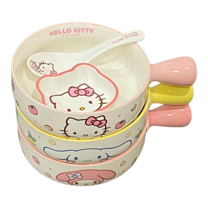 HelloKitty泡面碗陶瓷碗