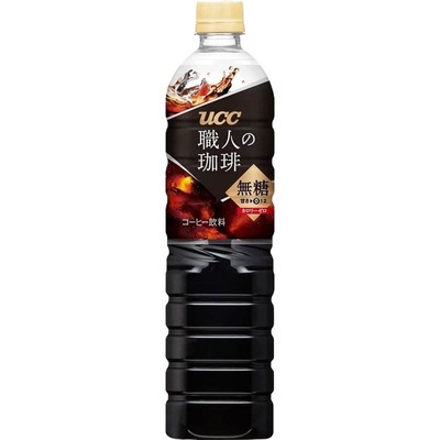 日本进口悠诗诗UCC即饮黑咖啡职人无糖冰美式提神咖啡饮料900ml