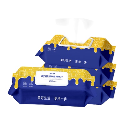 超大加厚厨房清洁湿纸巾